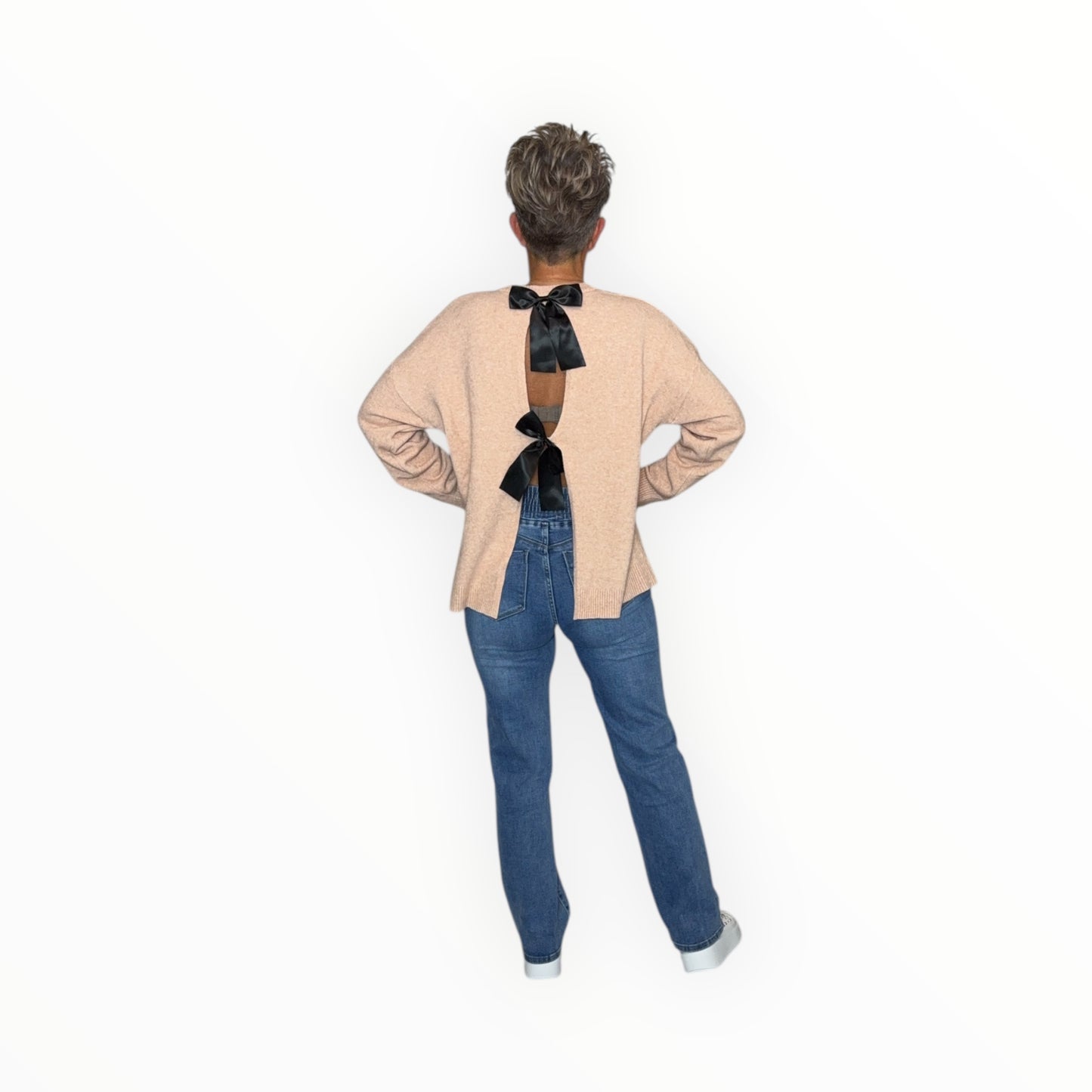 Soft Knit Trui met Strik