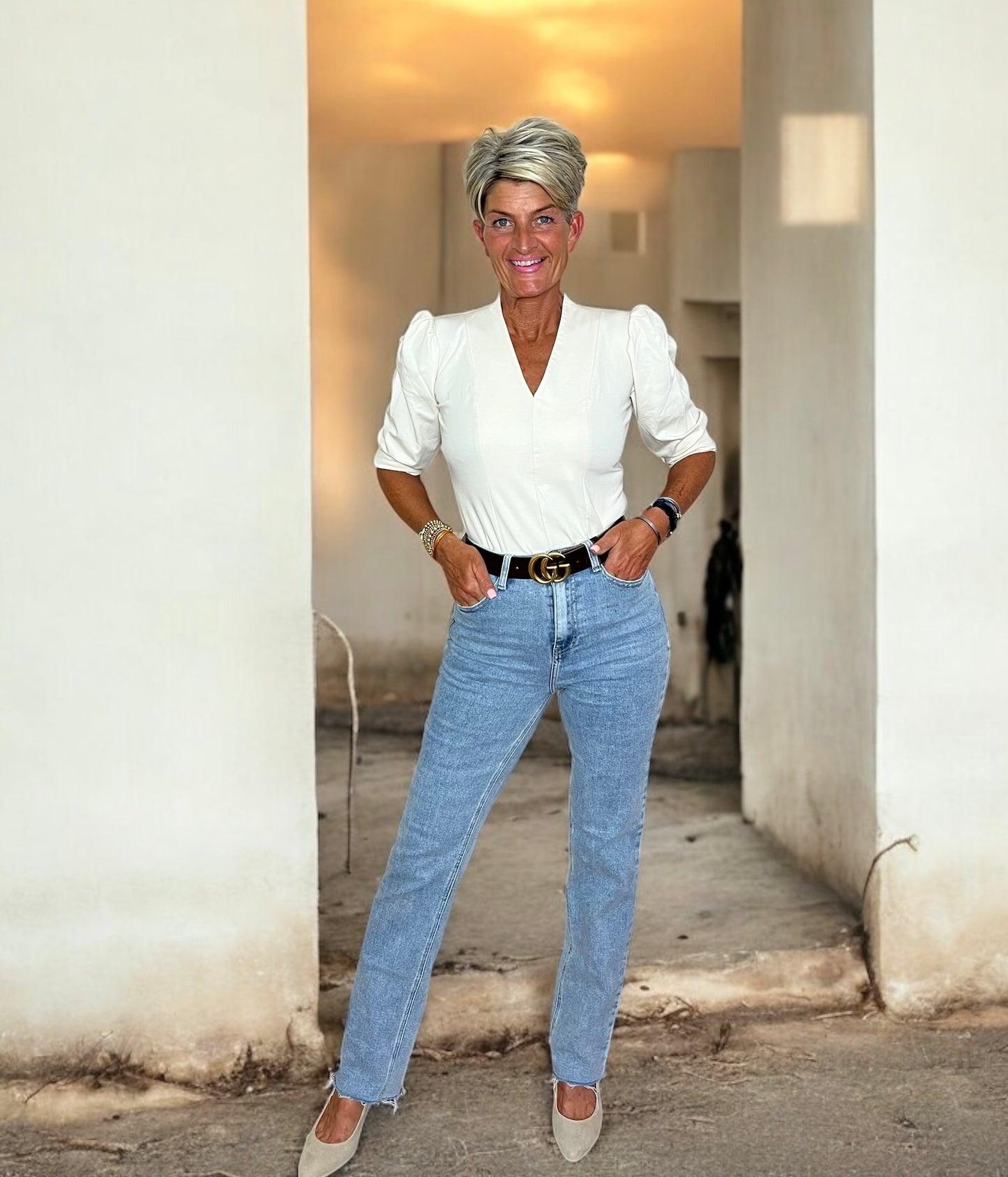 IZ NAIZ Statement sleeves shirt