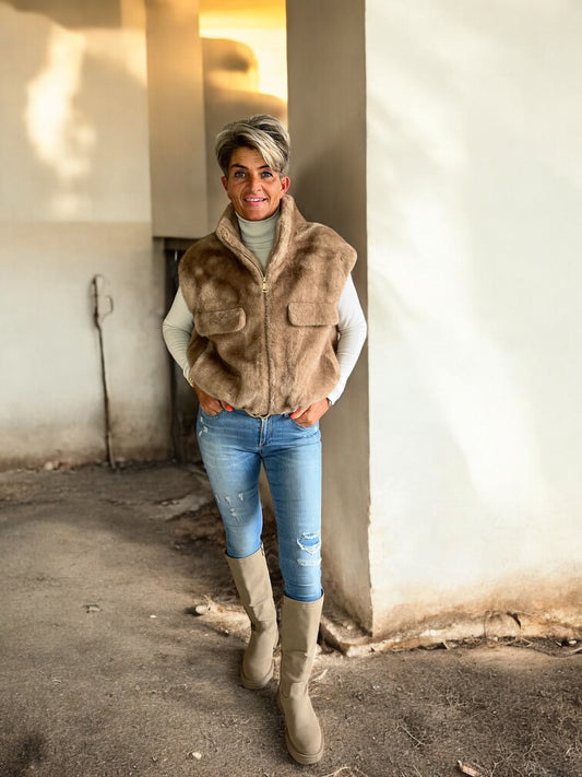 FORZA Warm Faux Fur Gilet