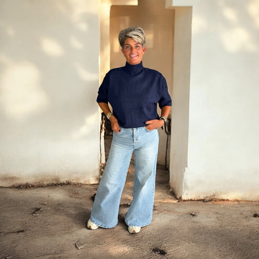 Trui Met Knopen Detail