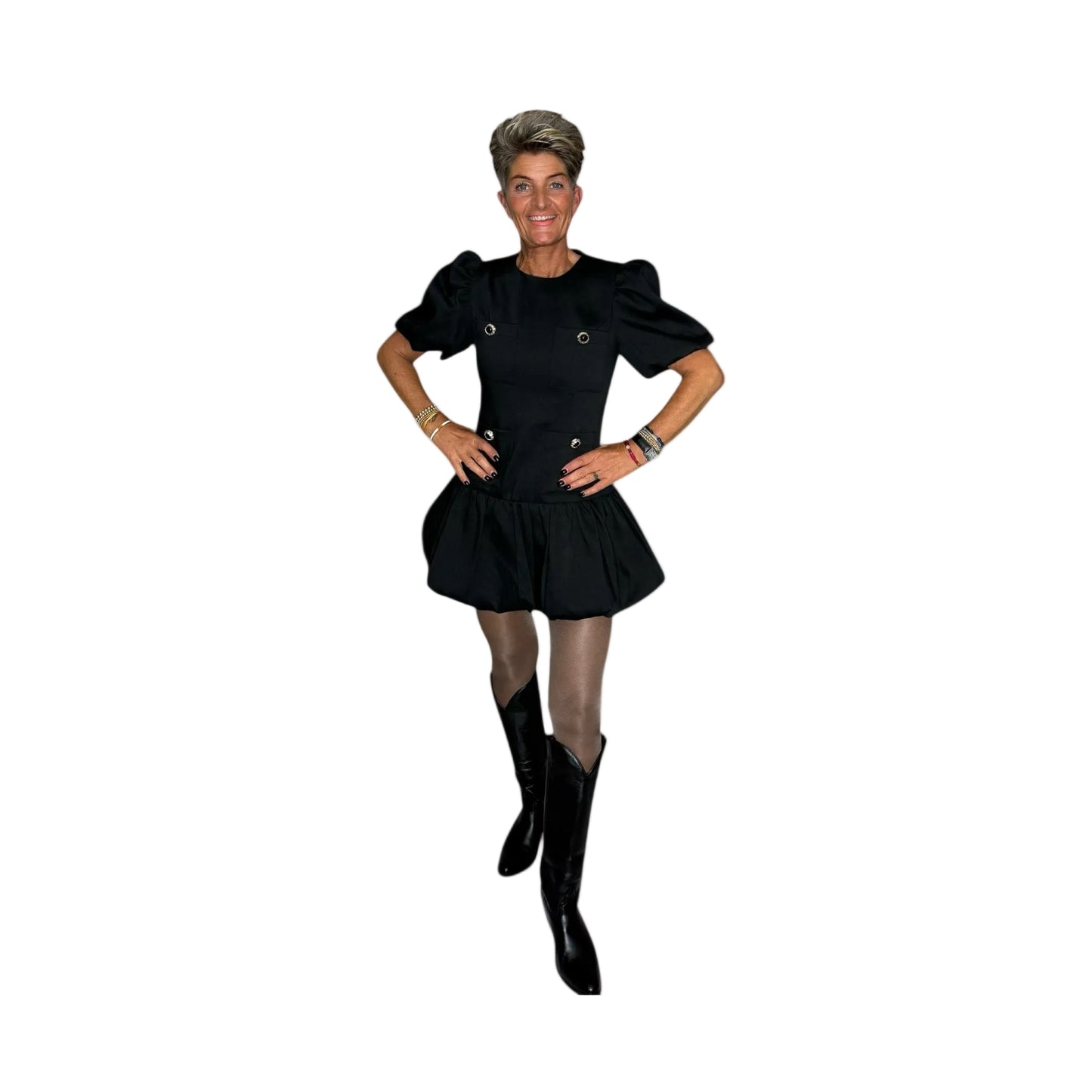 Black Balloon Dress - ❗Laatste artikel❗
