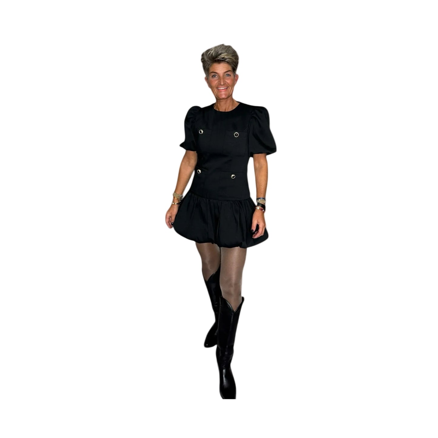Black Balloon Dress - ❗Laatste artikel❗