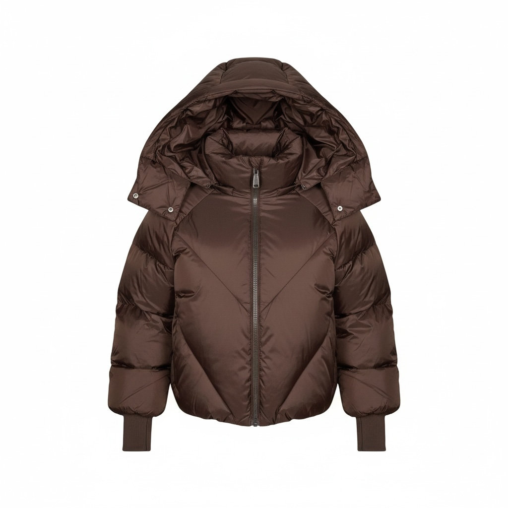 Trendy Bruine Winterjas