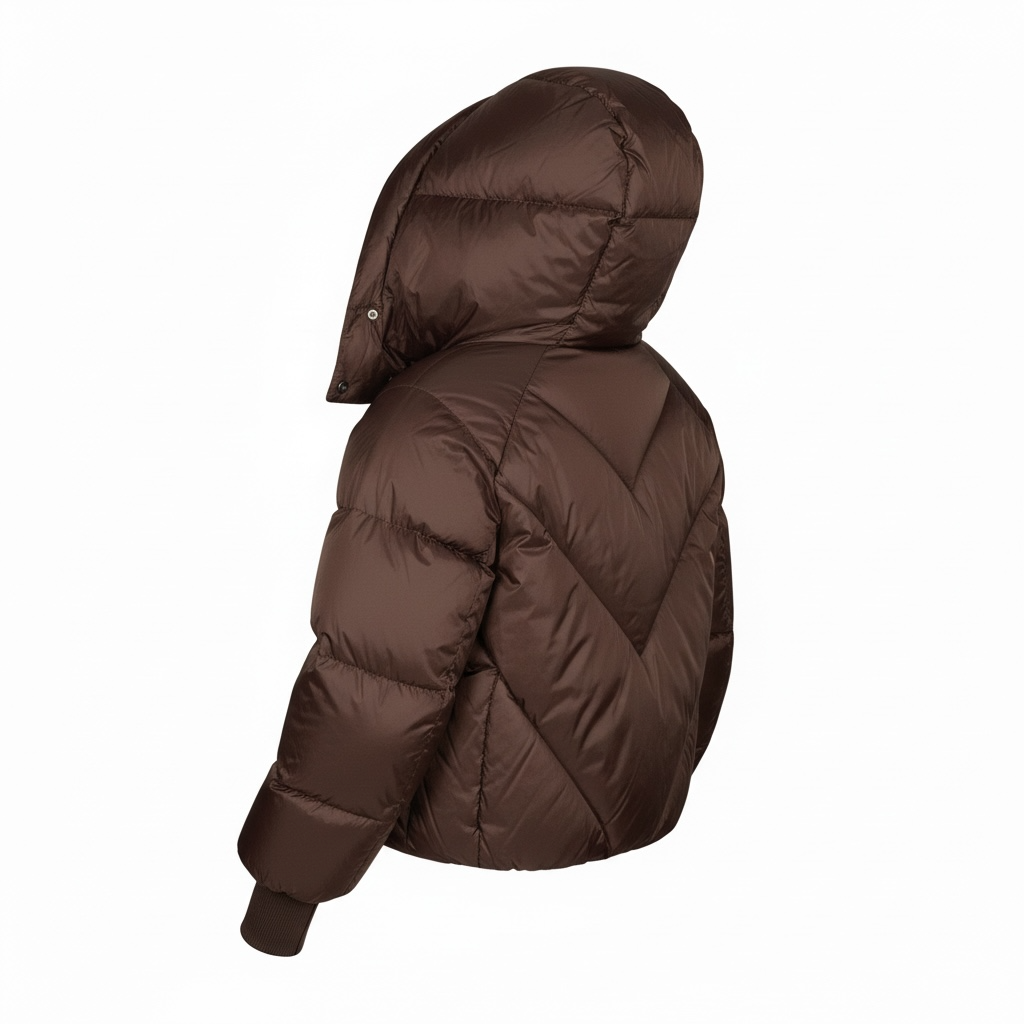 Trendy Bruine Winterjas
