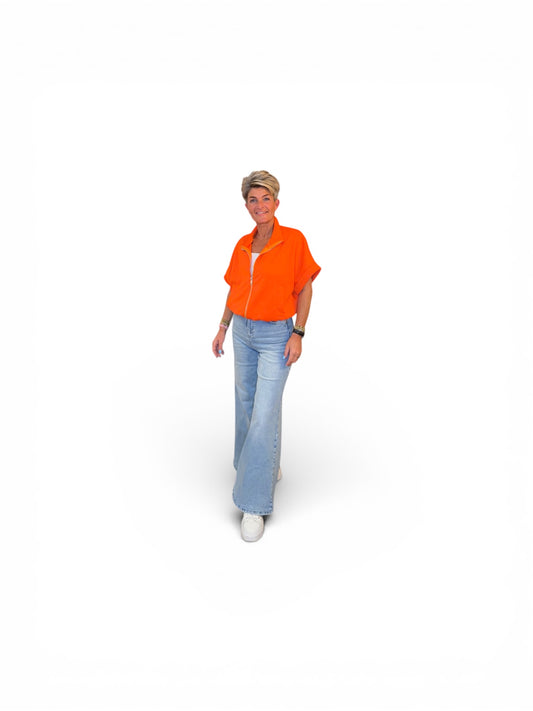 Oranje bomberjack