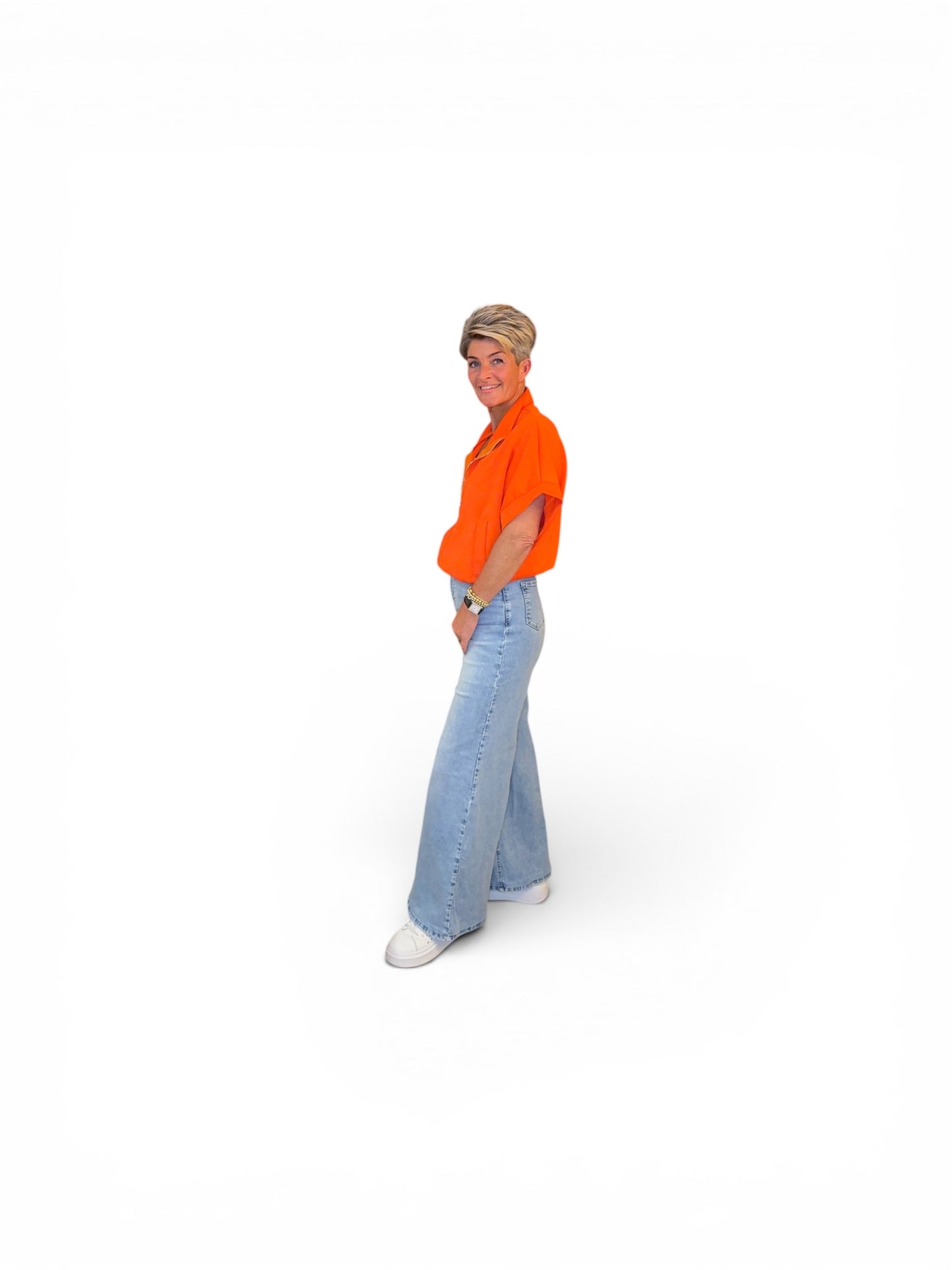 Oranje bomberjack