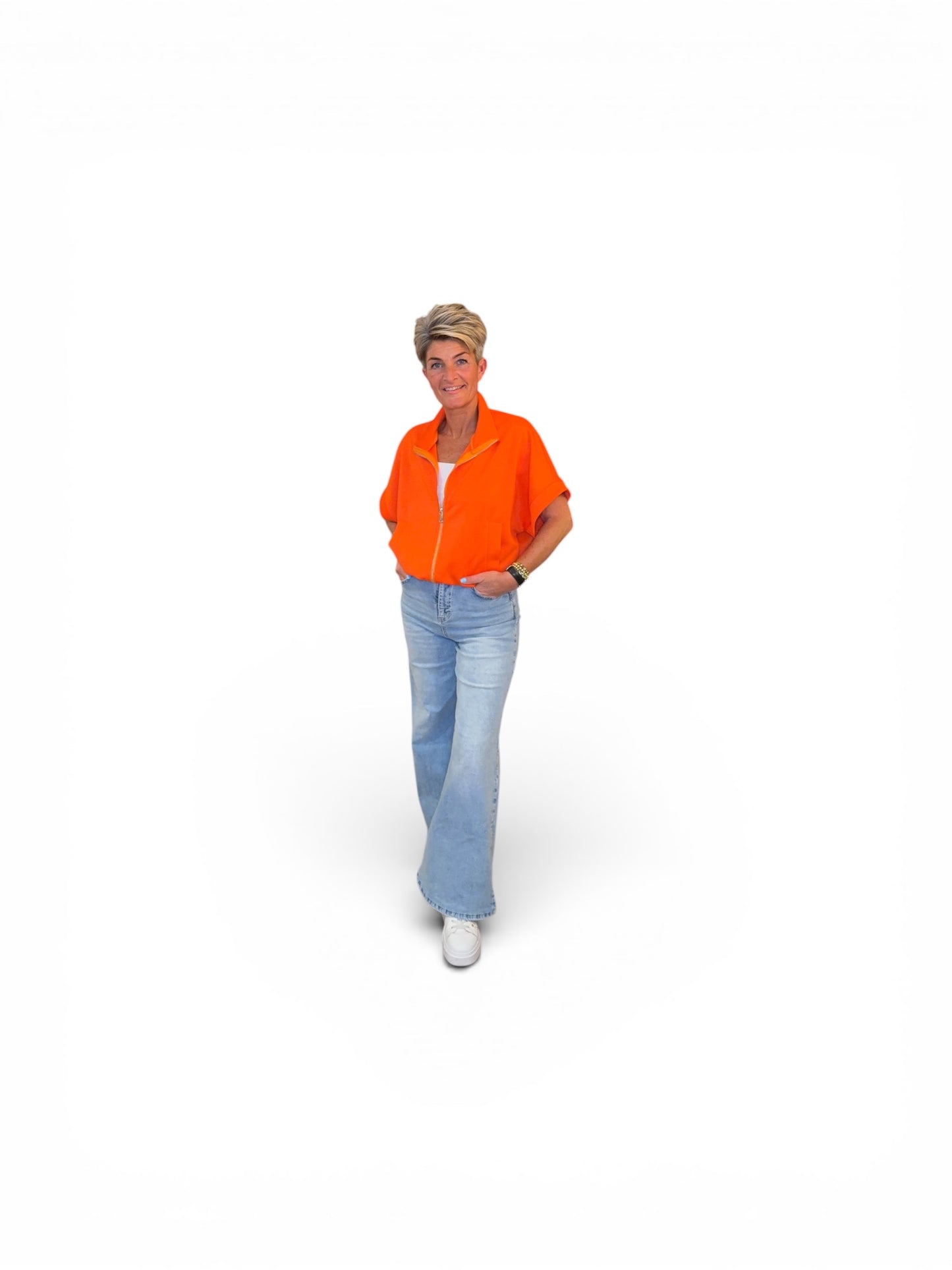 Oranje bomberjack
