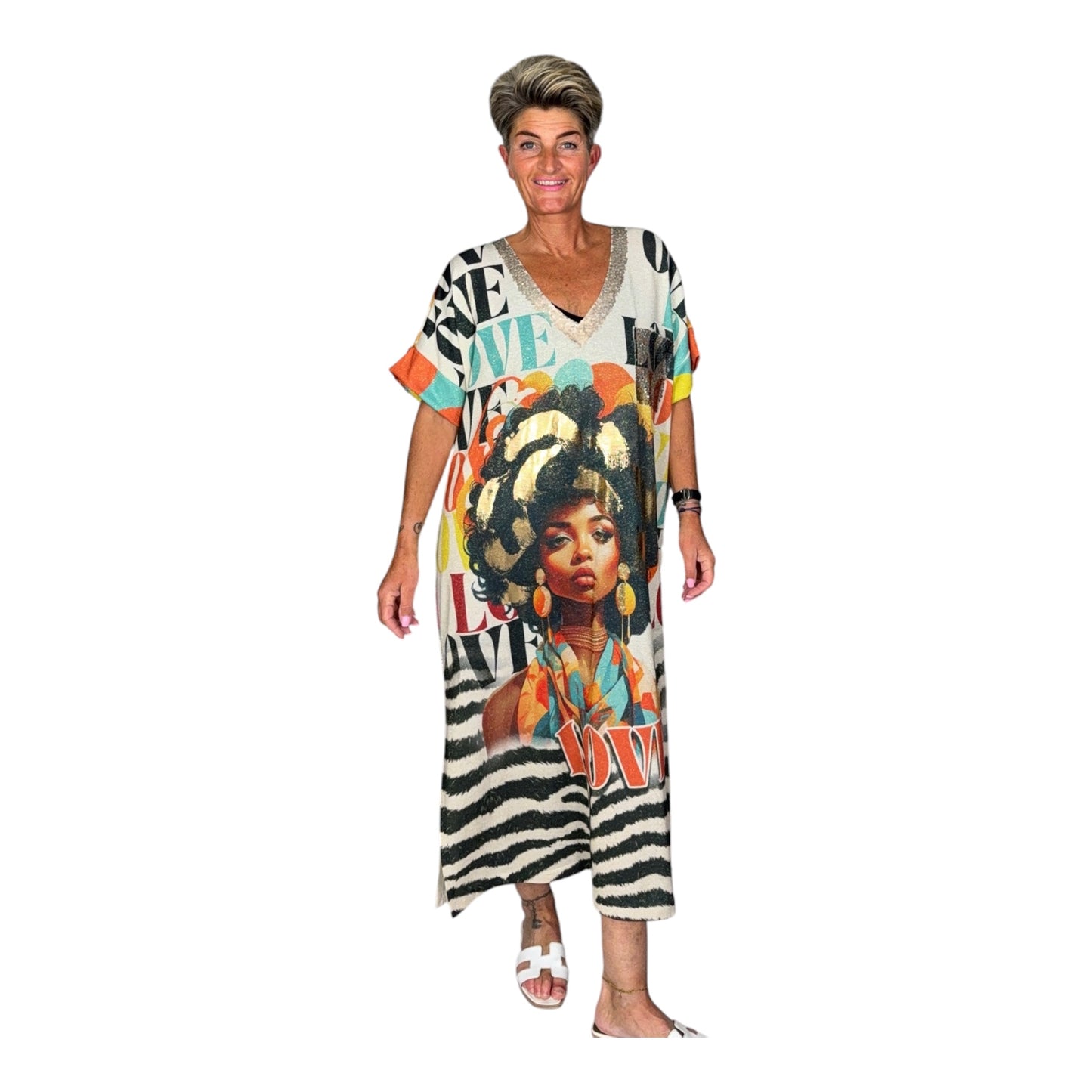 Oversized Ibiza Maxi Jurk❗️Laatste item❗️