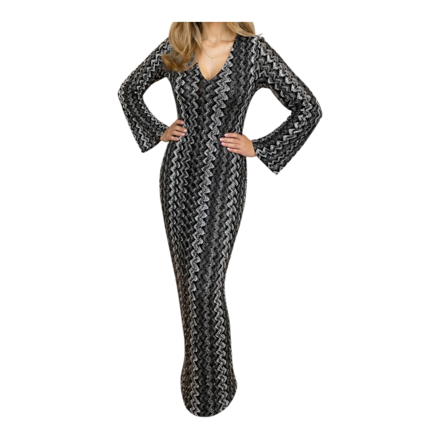Zigzag Maxi Jurk