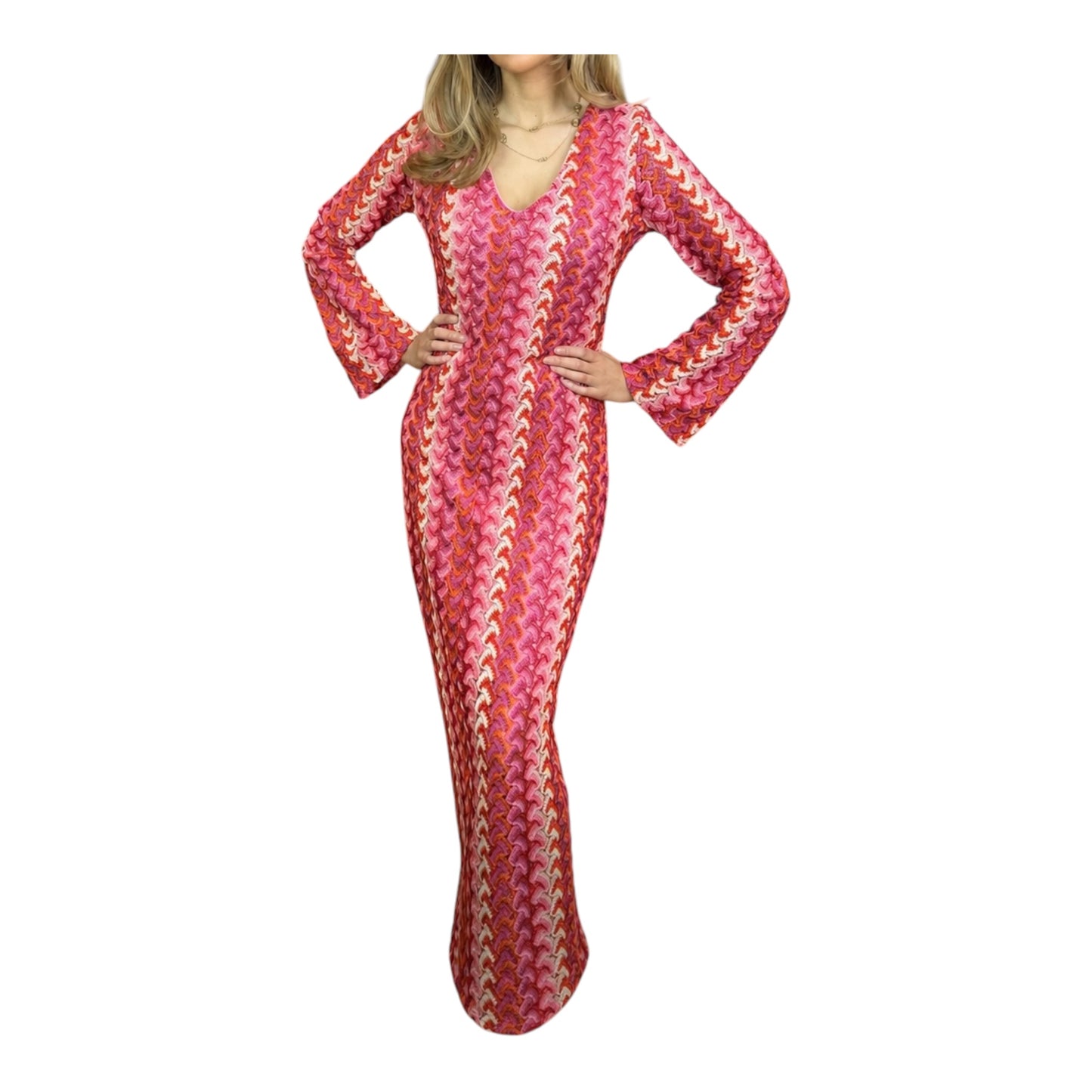 Zigzag Maxi Jurk
