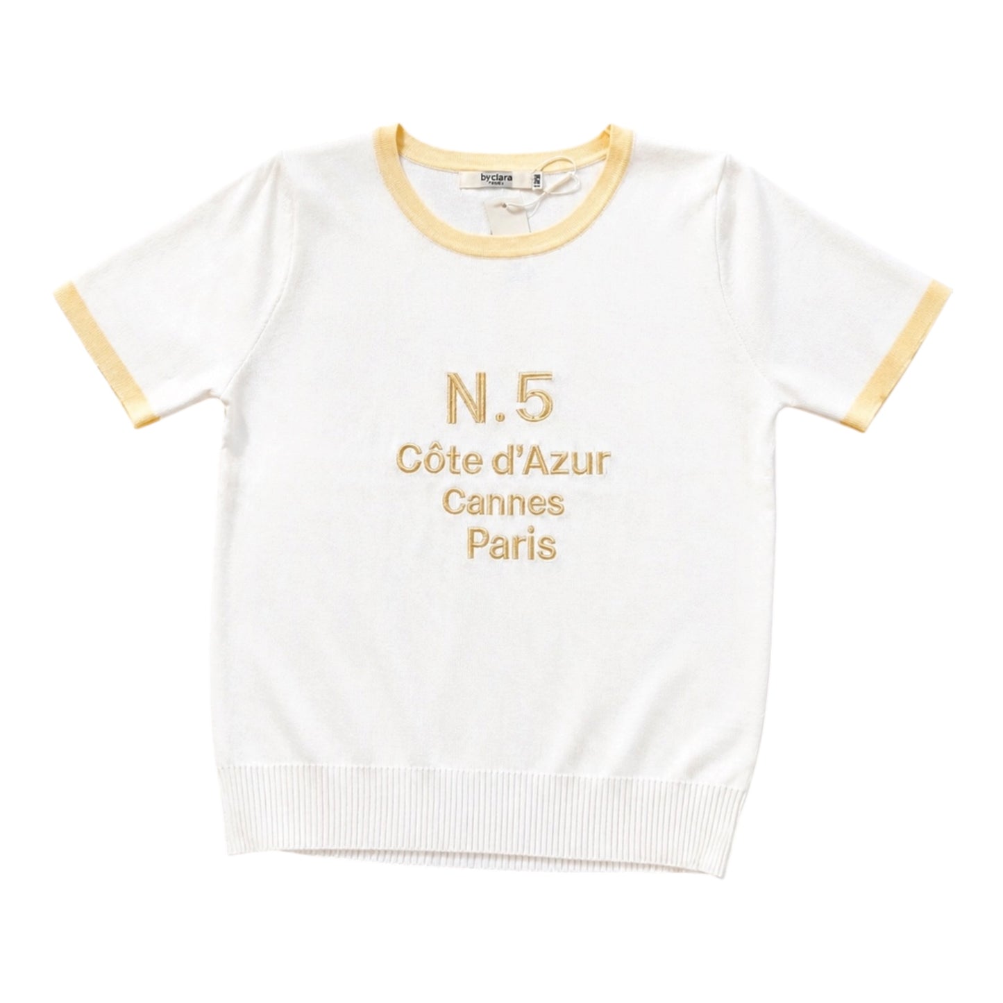 Côte d’Azur Tee | Elegant Summer Look