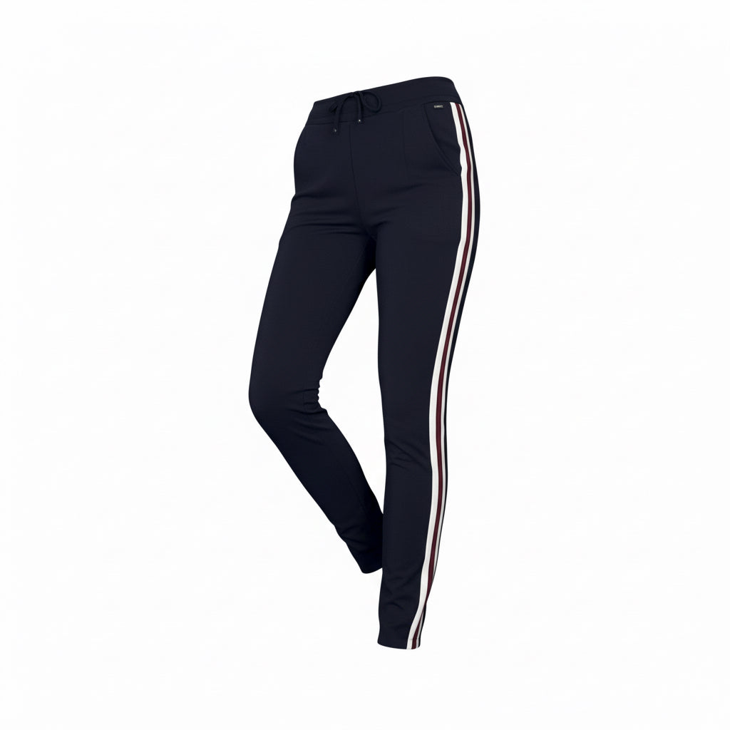 Mi Piace Travel broek streep donkerblauw