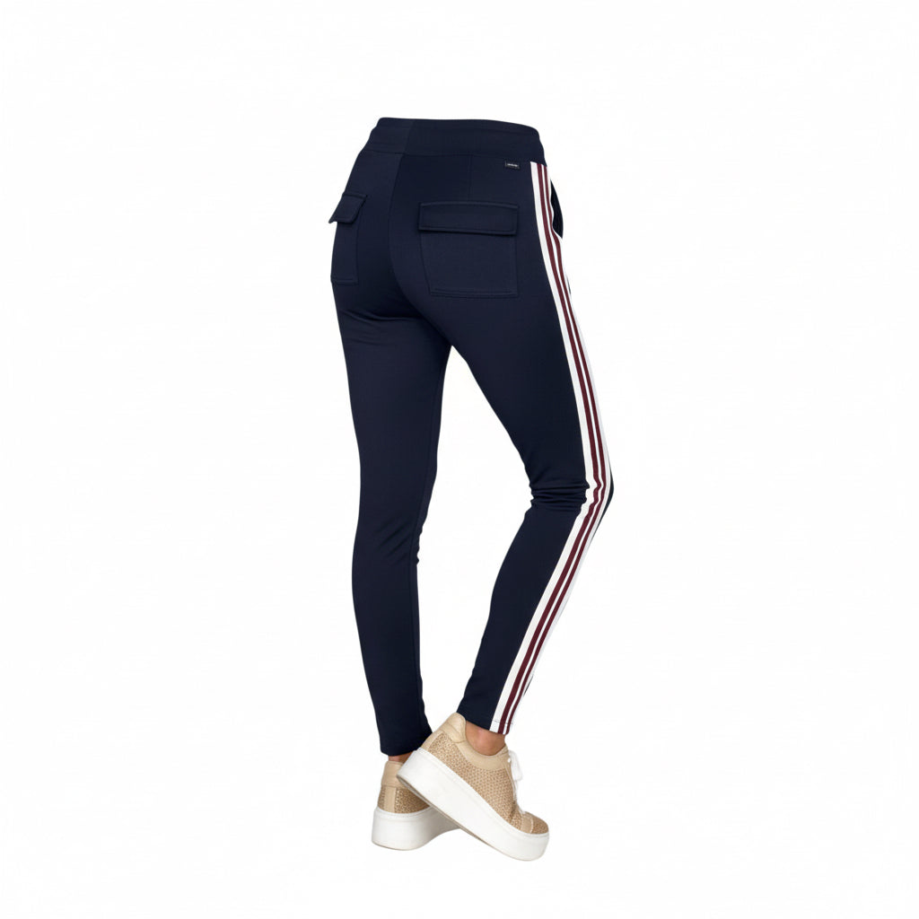 Mi Piace Travel broek streep donkerblauw