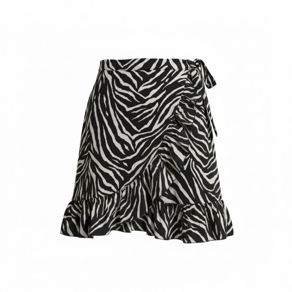 Wild & Chic: Zebra Print Rokje