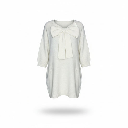 Chic met een Strik jurk/trui